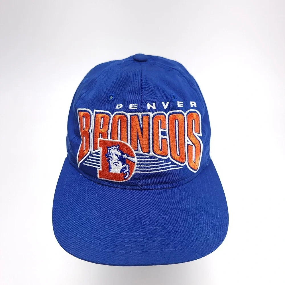 Vintage‎ 90's Denver Broncos STARTER Hat Cap Snap Back Team NFL Embroidered